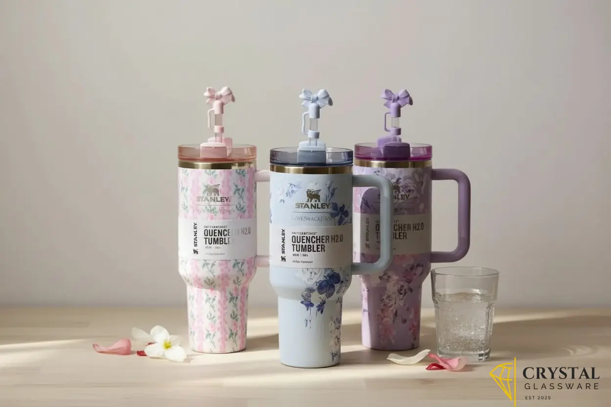 40oz Stanley Tumbler Cup - 1200ml Floral Loveshack Stainless